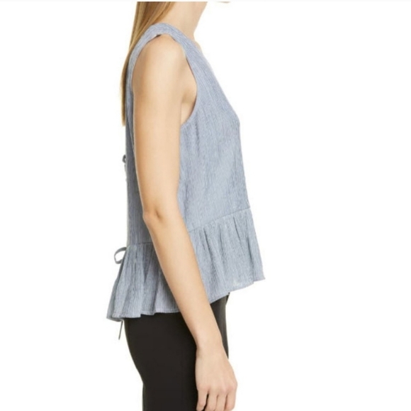 🎖Host Pick🏅⚡️🔽NWT Club Monaco Peplum Top - Picture 4 of 10